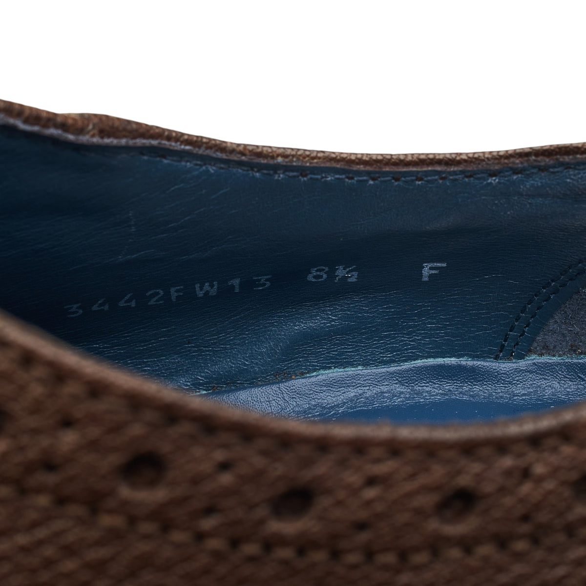 Brown Grain Leather Oxford Brogues UK 8.5 F