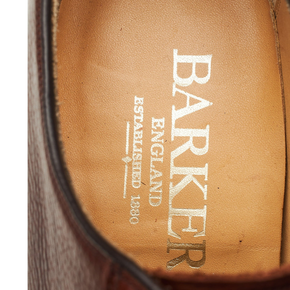 'Nairn' Brown Grain Leather Derby UK 7.5 F