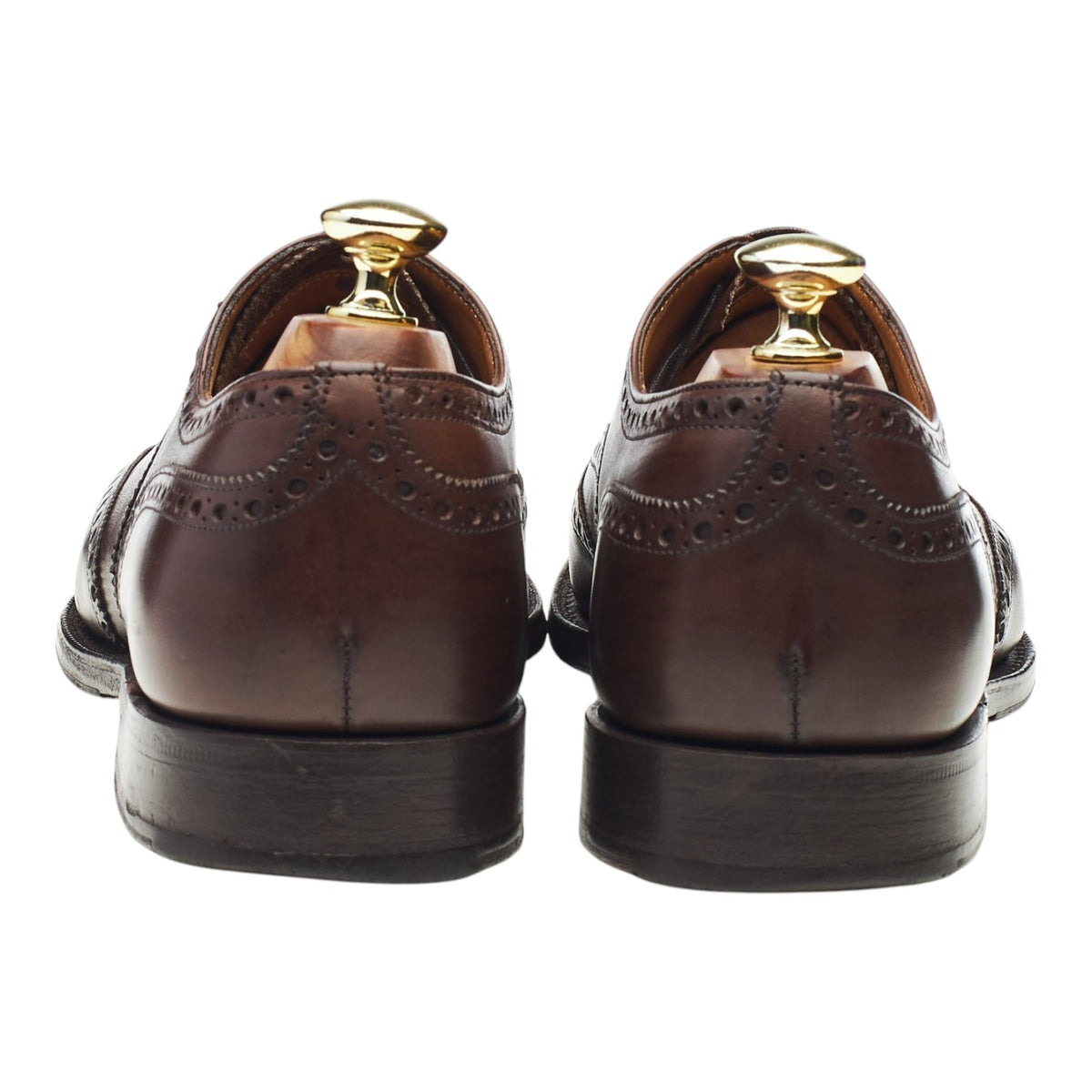 'Chetwynd' Dark Brown Leather Oxford Brogues UK 7.5 F