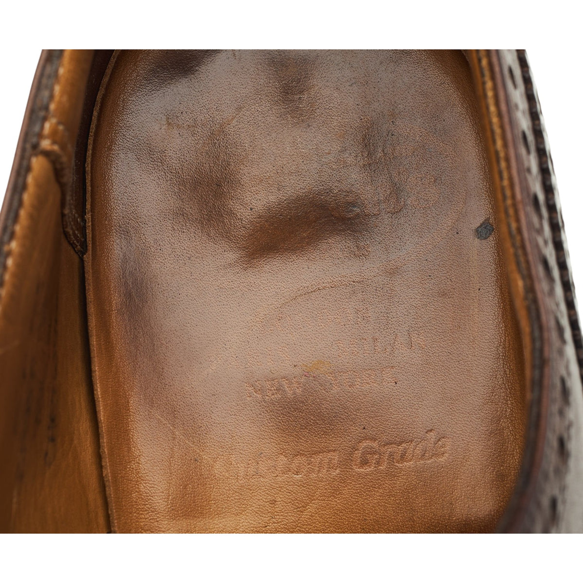 'Chetwynd' Dark Brown Leather Oxford Brogues UK 7.5 F