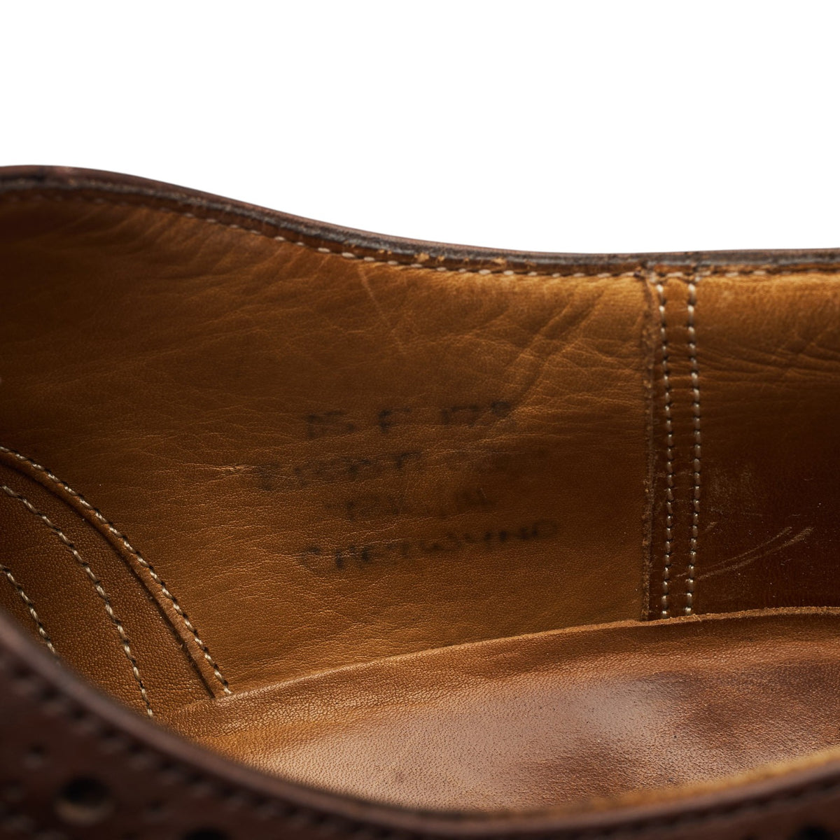 'Chetwynd' Dark Brown Leather Oxford Brogues UK 7.5 F