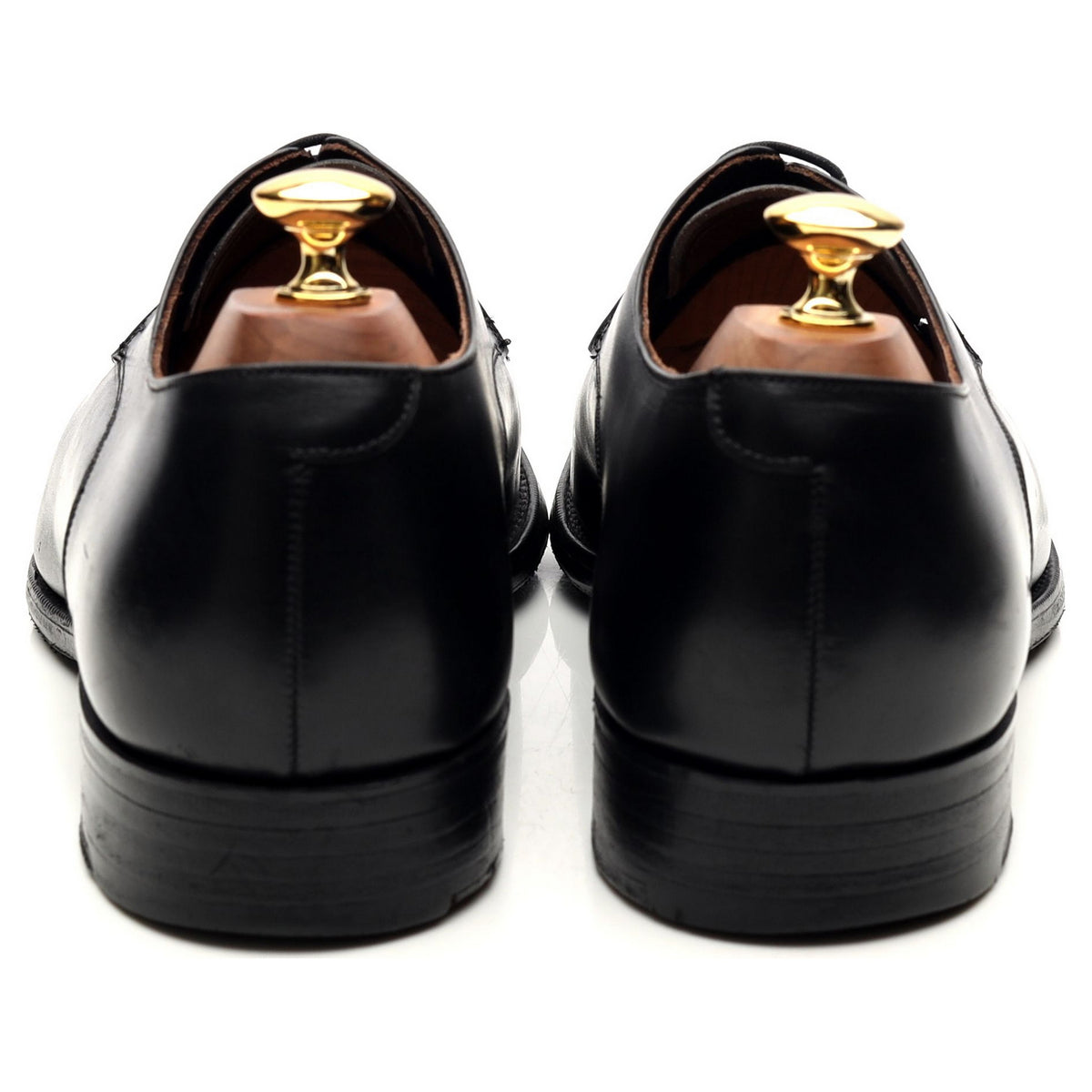 Black Leather Derby UK 9 F