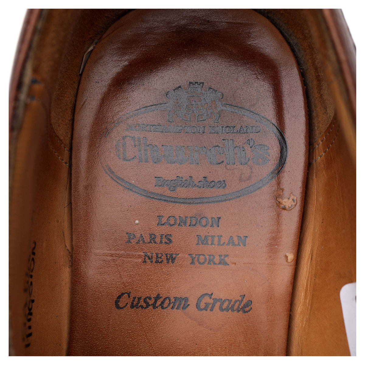 &#39;Kingston&#39; Brown Leather Tassel Loafers UK 9 F