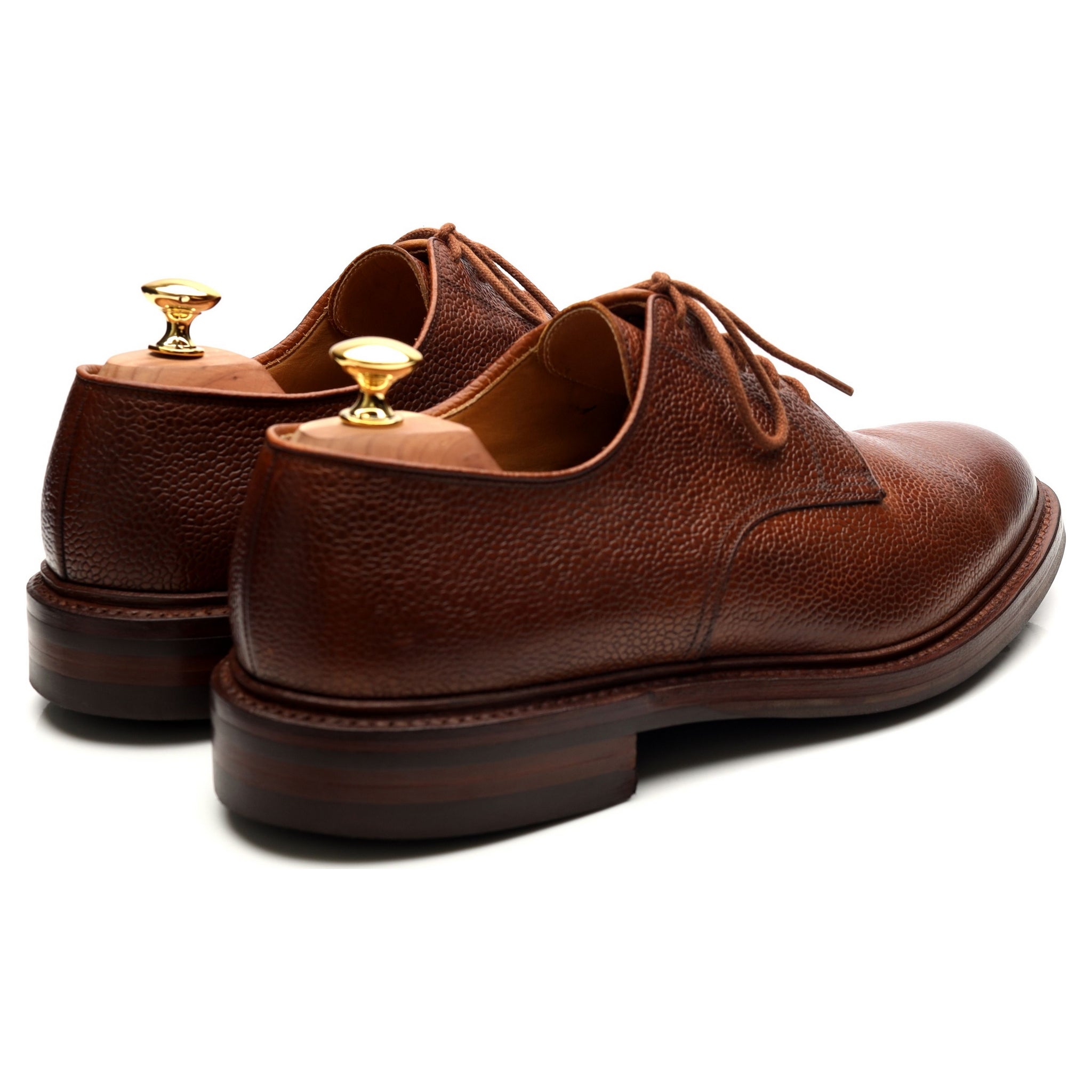 Grasmere' Tan Brown Leather Derby UK 10.5 E - Abbot's Shoes