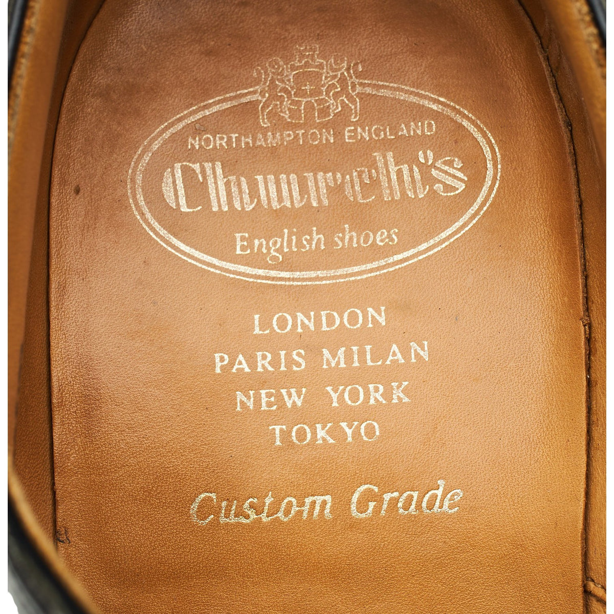 'Meadwell' Black Leather Monk Strap UK 9 F