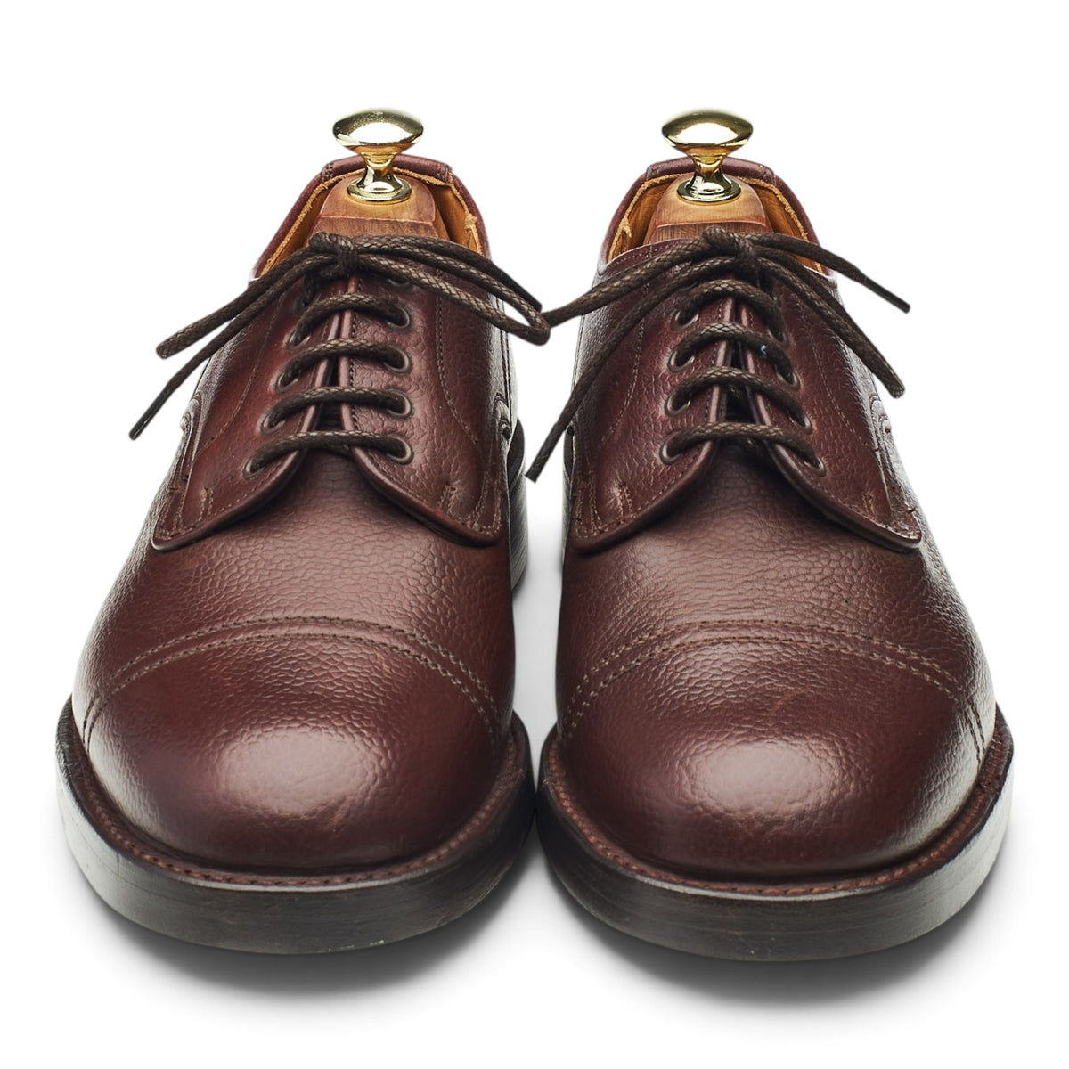 'Caldbeck' Dark Brown Leather Veldtschoen Derby UK 7 FX