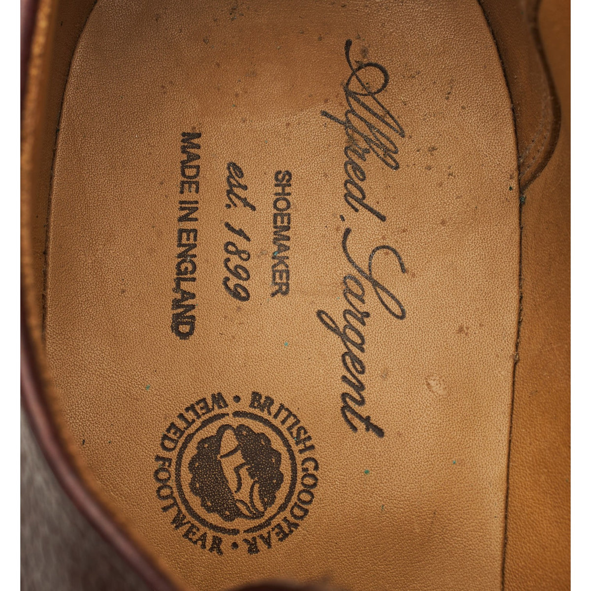 'Caldbeck' Dark Brown Leather Veldtschoen Derby UK 7 FX