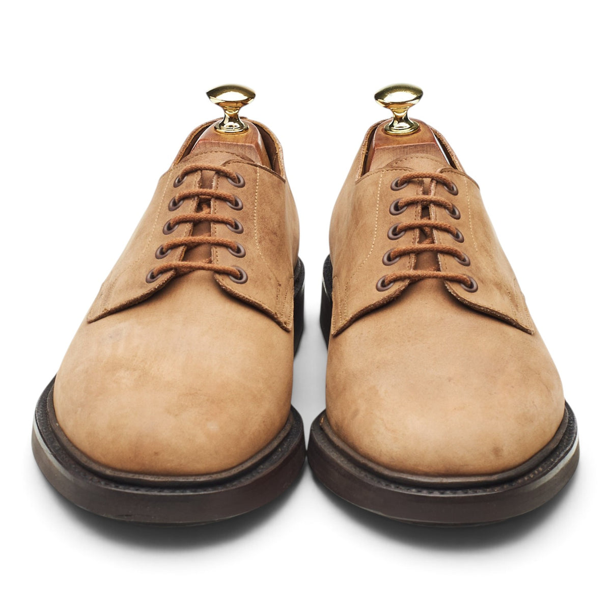 'Stirling' Light Brown Nubuck Derby UK 8.5 E