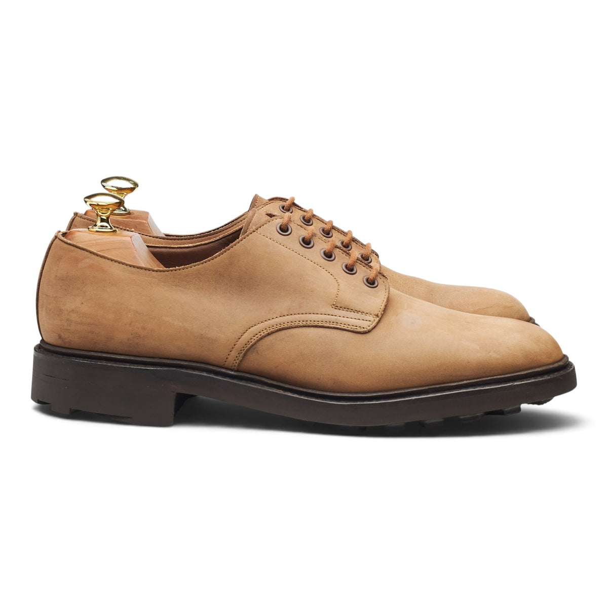 'Stirling' Light Brown Nubuck Derby UK 8.5 E
