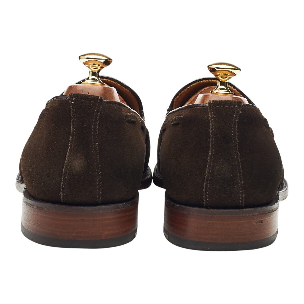 Shipton & Heneage 'Finchley' Dark Brown Suede Tassel Loafers UK 10.5 F
