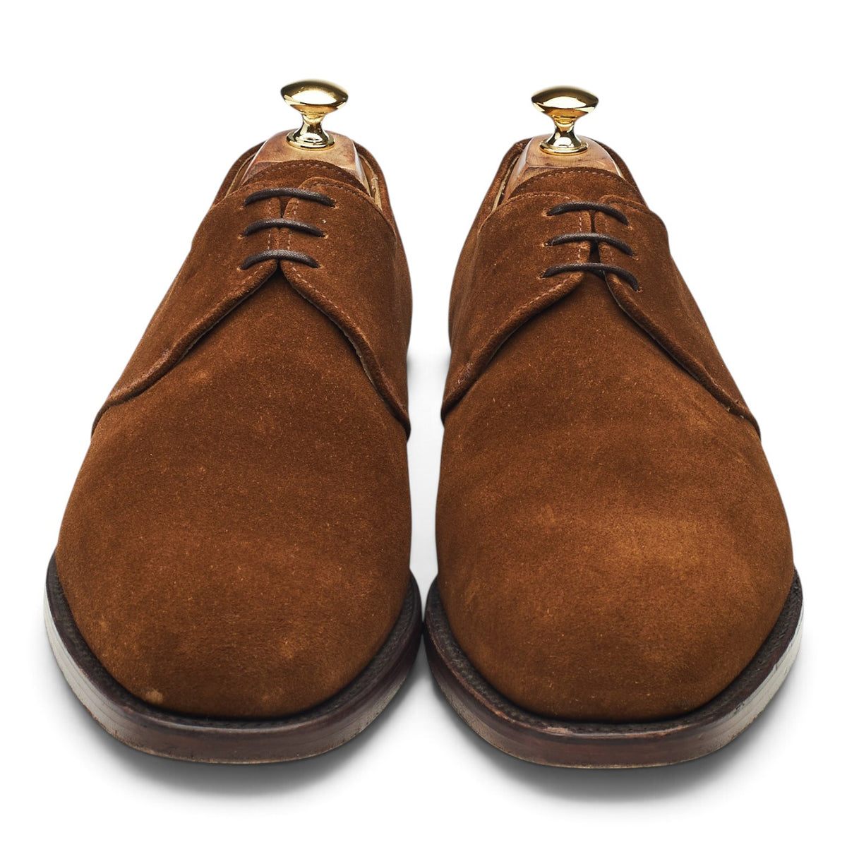 Shipton & Heneage 'Hatfield' Snuff Brown Suede Derby UK 10.5 FX