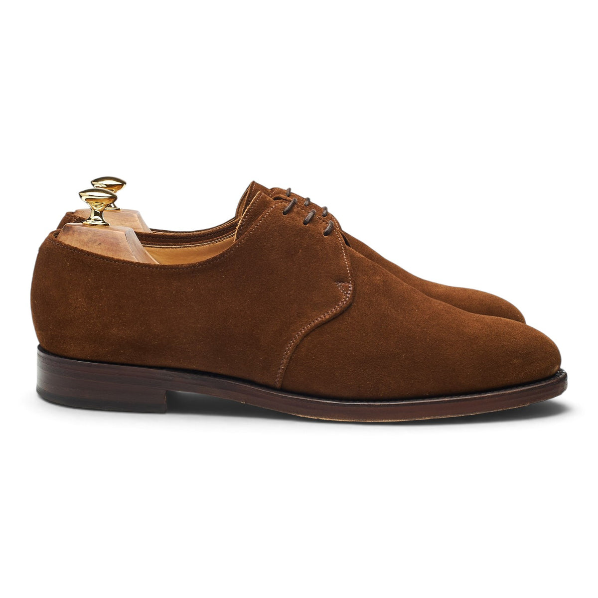 Shipton & Heneage 'Hatfield' Snuff Brown Suede Derby UK 10.5 FX