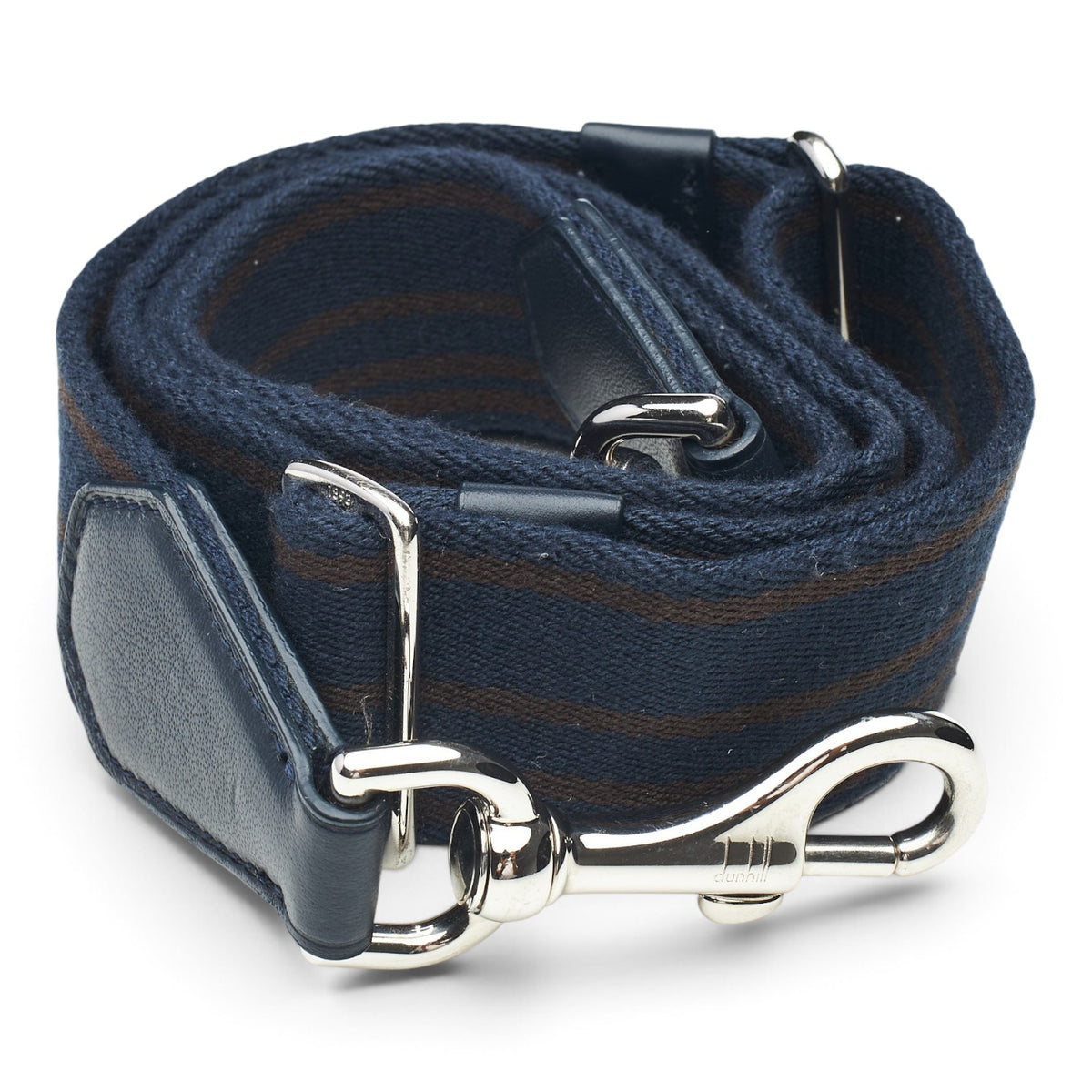 'Hampstead' Navy Blue Grain Leather Briefcase