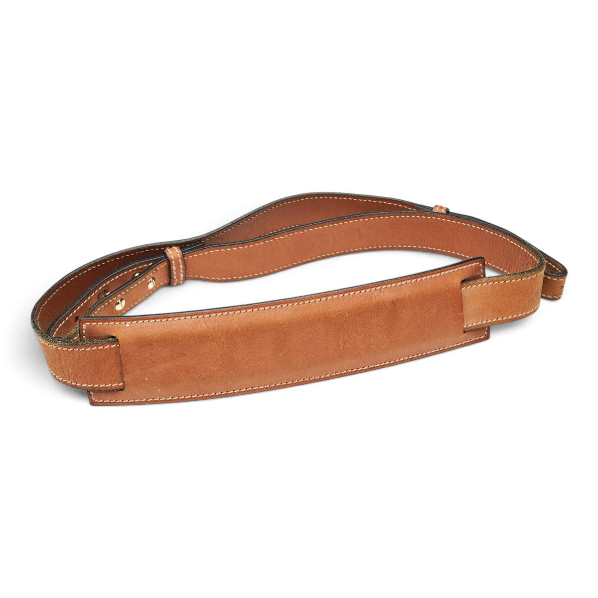 'Alfred' Tan Brown Leather Briefcase