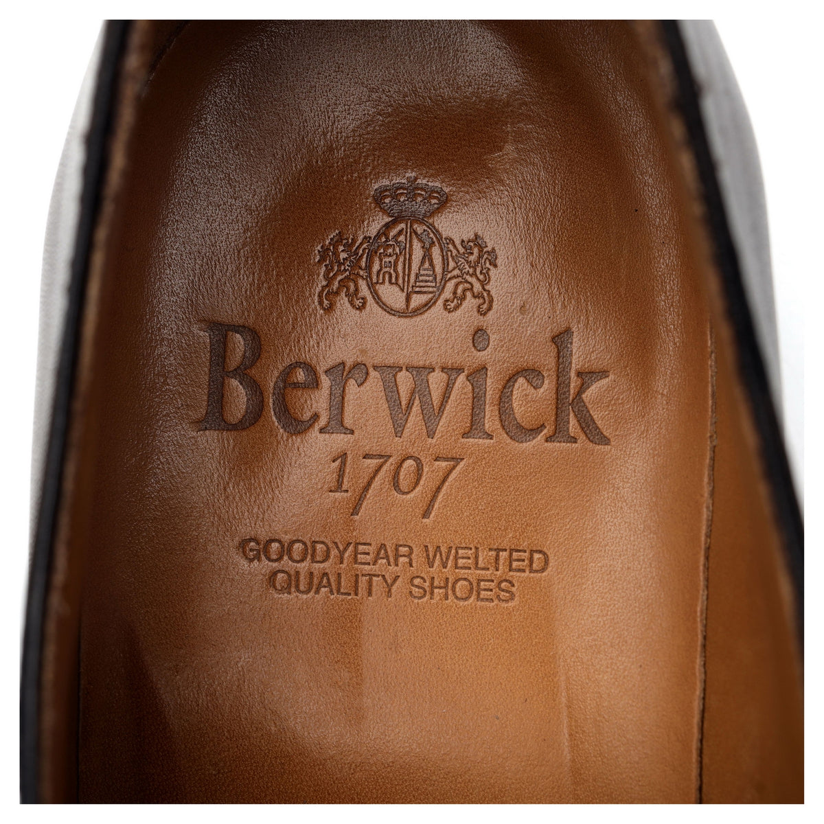&#39;5216&#39; Dark Brown Leather Wholecut Oxford UK 7
