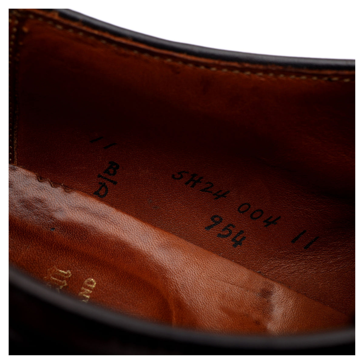 &#39;954&#39; Burgundy Cordovan Leather Monk Strap UK 10 US 11 D
