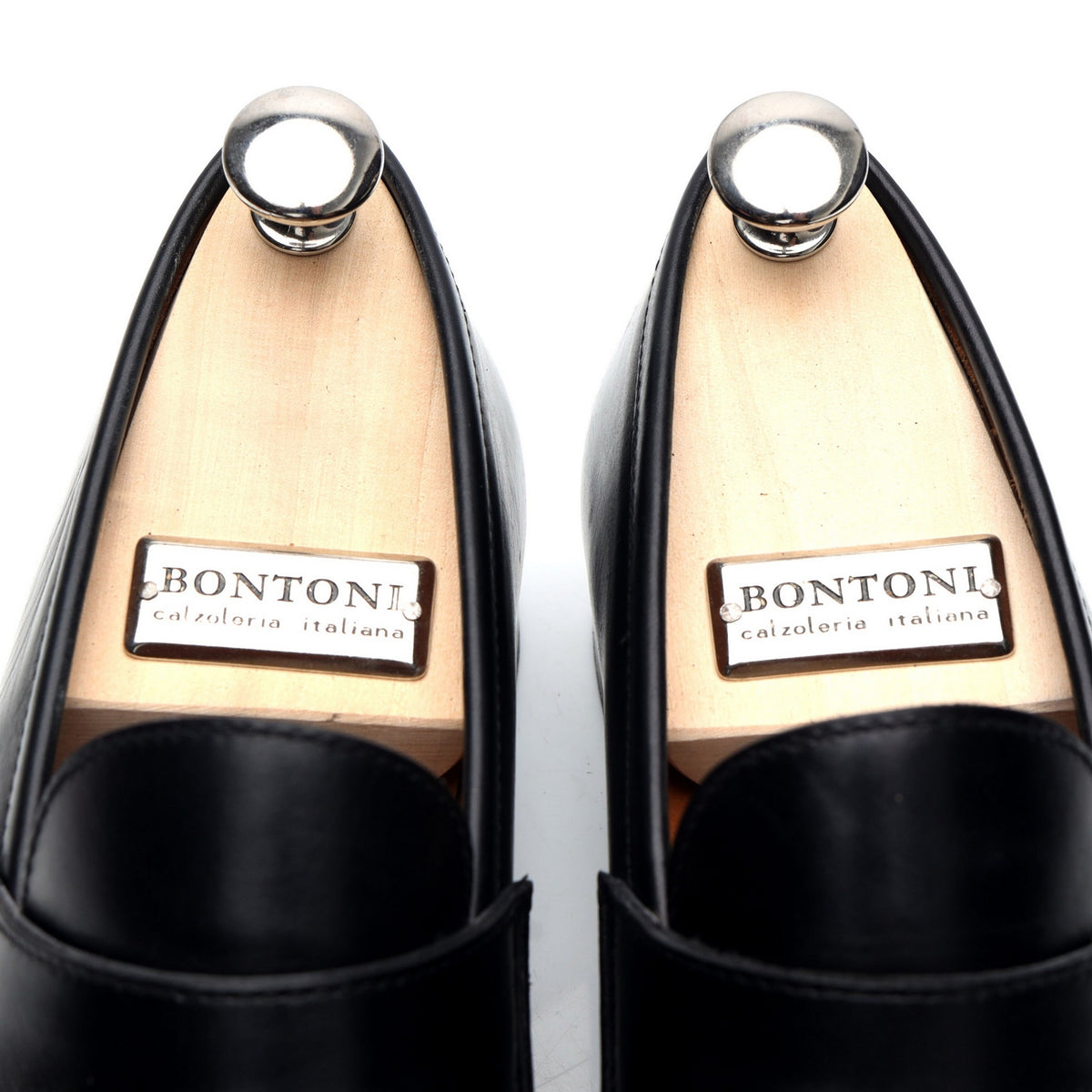&#39;Principe&#39; Black Leather Loafers UK 7.5 EU 41.5