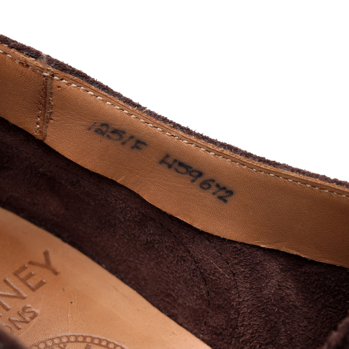 &#39;Sidney&#39; Brown Suede Unlined Oxford Brogues UK 7 F
