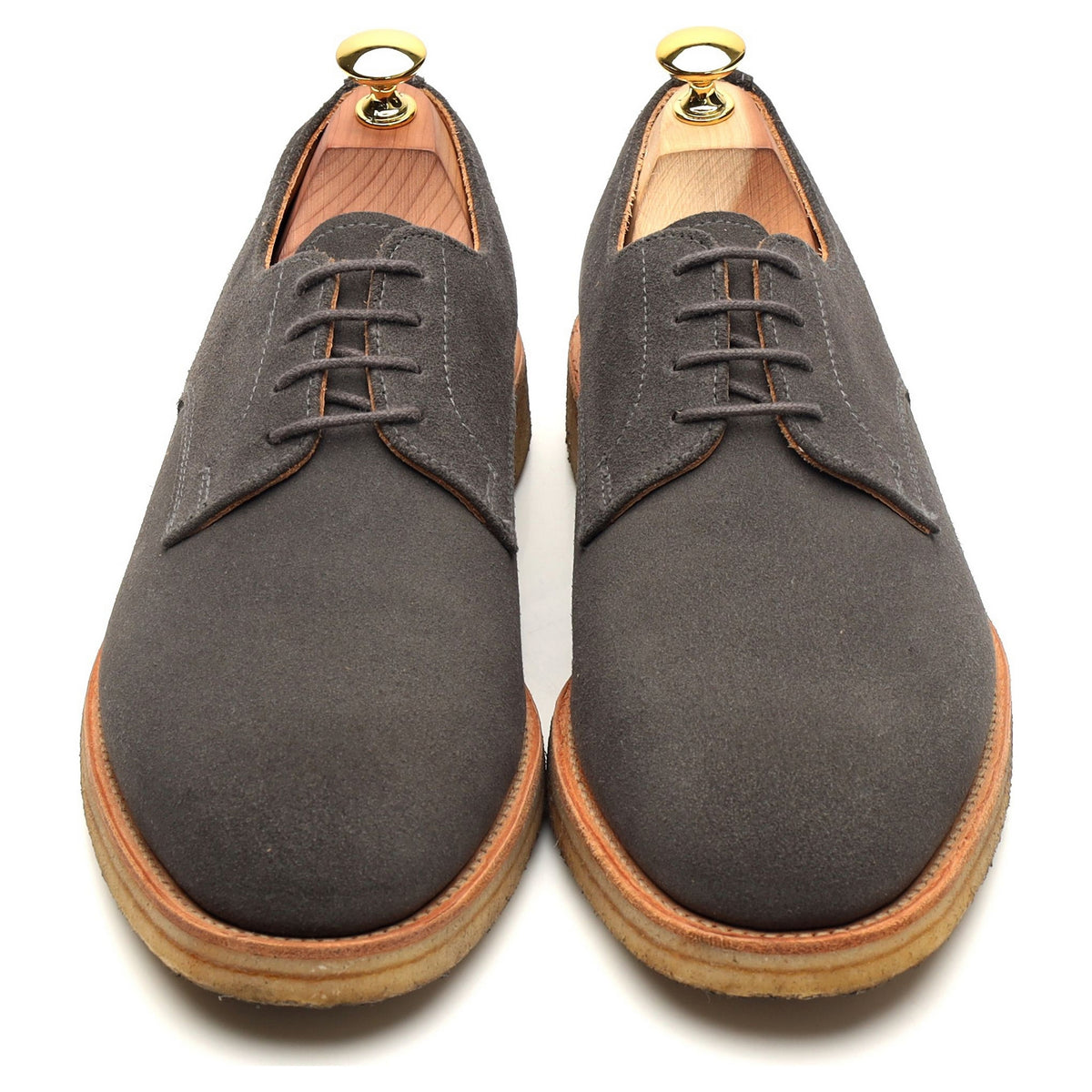 &#39;Archie&#39; Grey Suede Derby UK 7 F