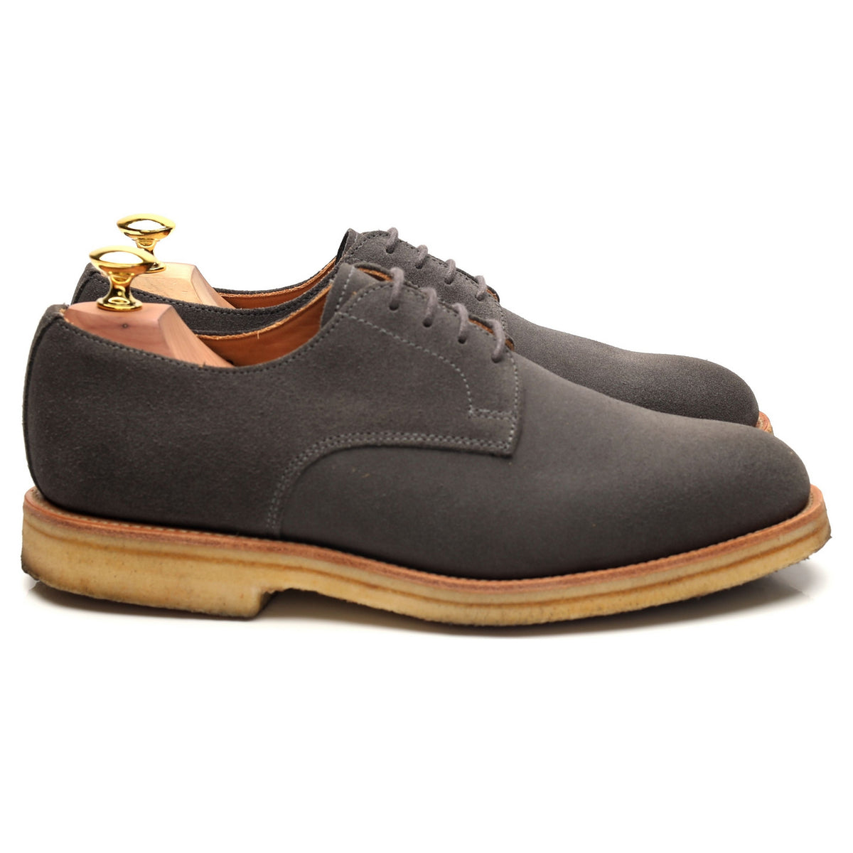 &#39;Archie&#39; Grey Suede Derby UK 7 F