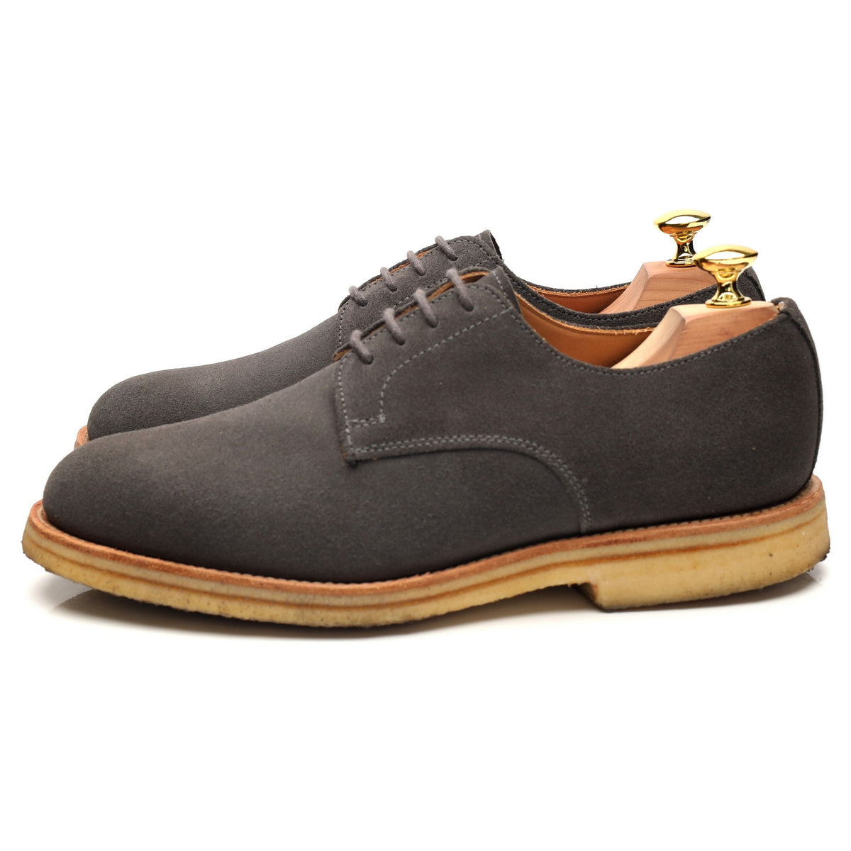 &#39;Archie&#39; Grey Suede Derby UK 7 F