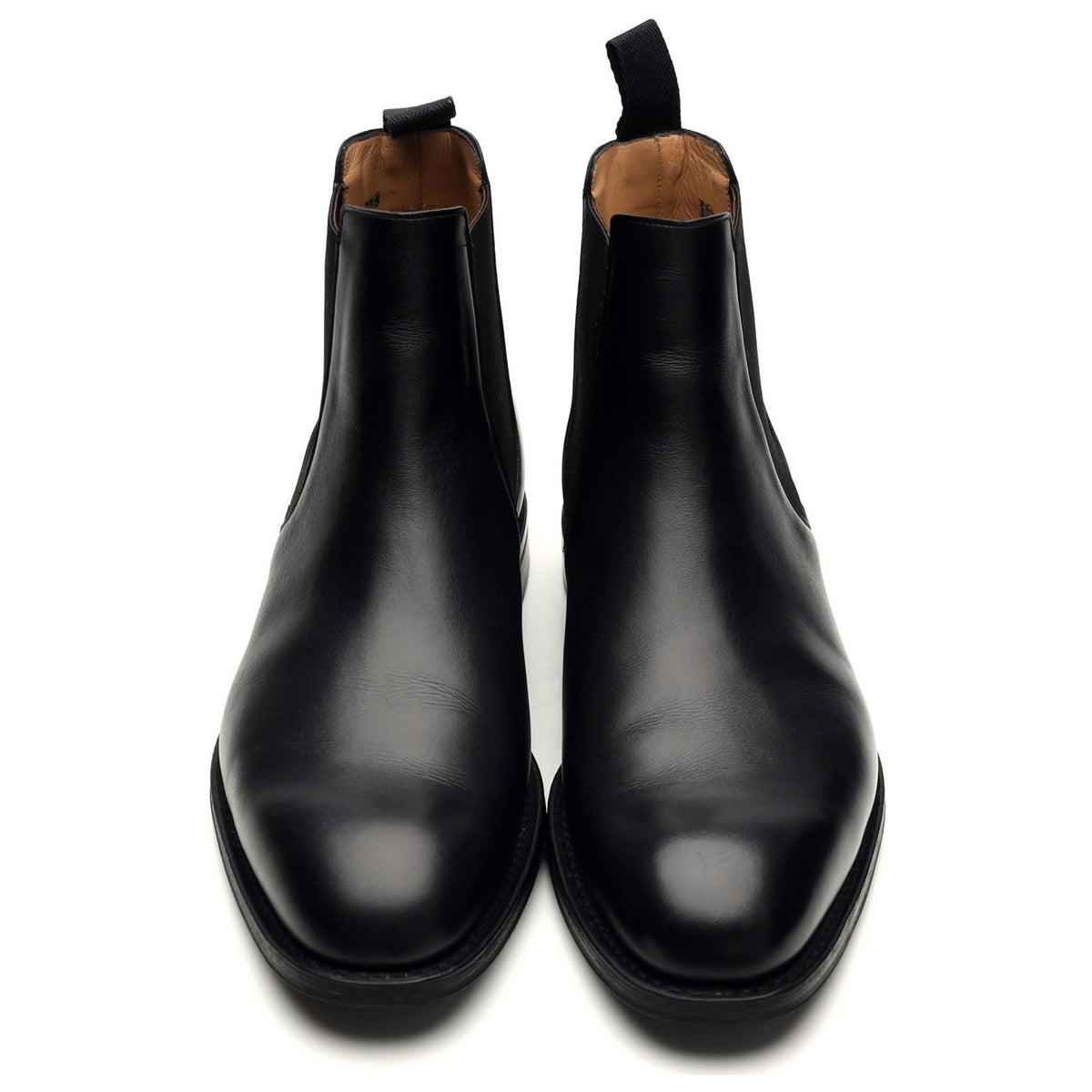 &#39;Amberley&#39; Black Leather Chelsea Boots UK 9 G
