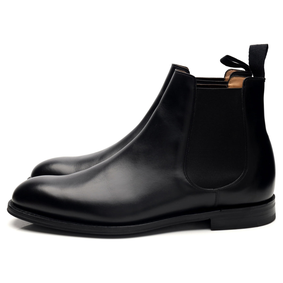 &#39;Amberley&#39; Black Leather Chelsea Boots UK 9 G