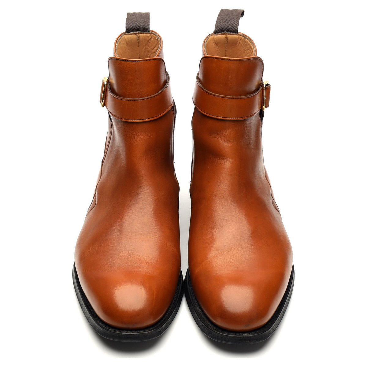 &#39;Bletsoe&#39; Tan Brown Leather Jodhpur Boots UK 7 G