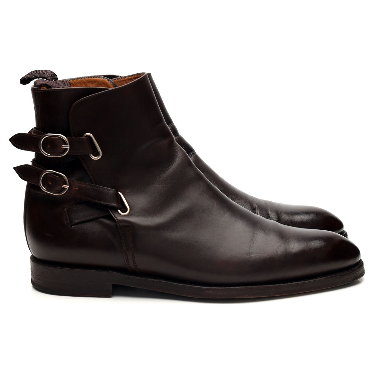 &#39;Genesee&#39;  Dark Brown Leather Jodhpur Boots UK 8 E