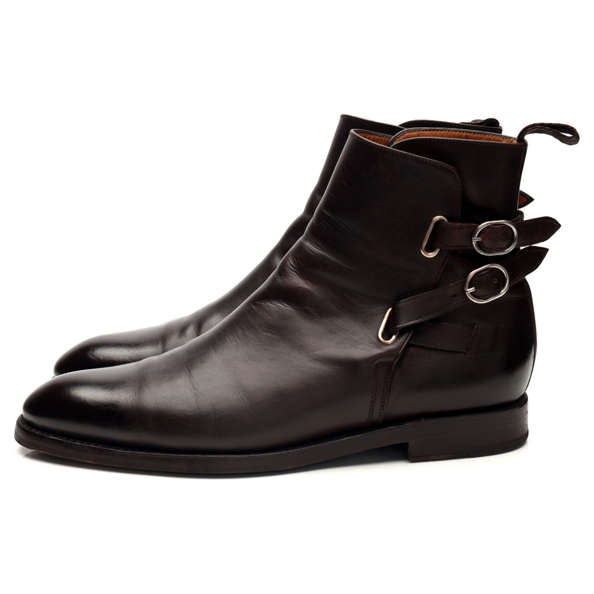 &#39;Genesee&#39;  Dark Brown Leather Jodhpur Boots UK 8 E