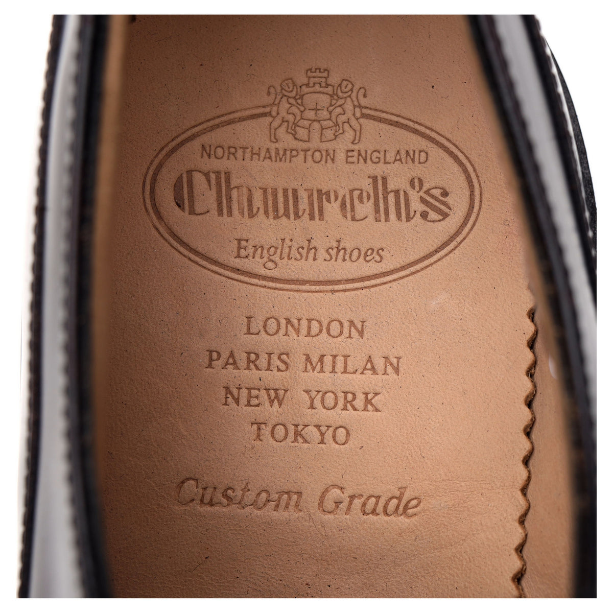 &#39;Elland&#39; Burgundy Cordovan Leather Split Toe Derby UK 8.5 G