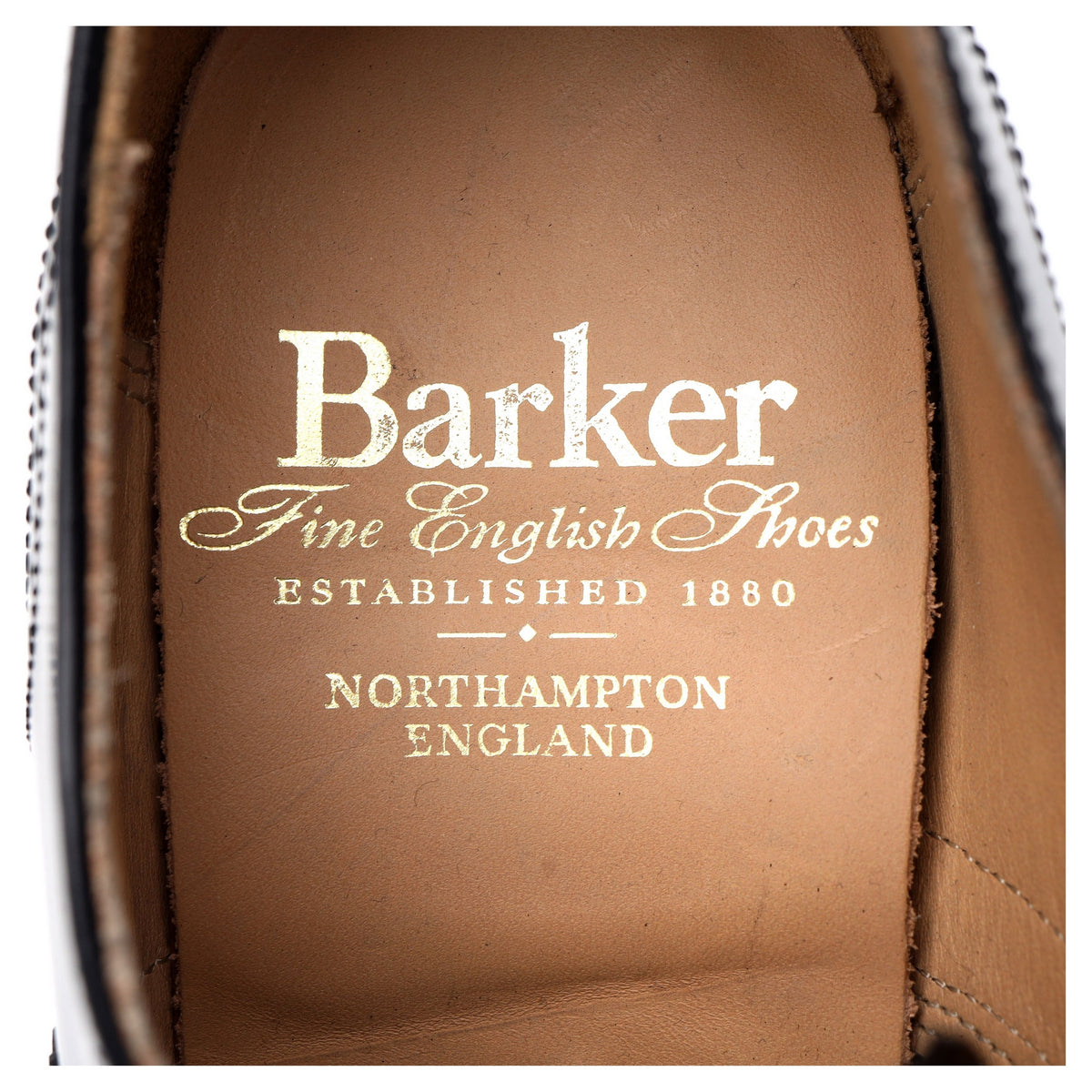&#39;Albert&#39; Black Leather Oxford Brogues UK 6 G