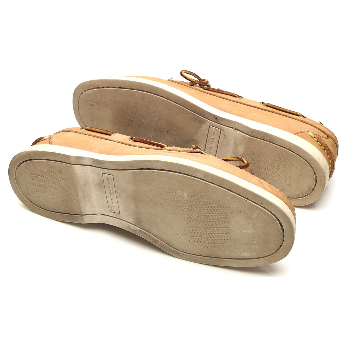&#39;9189&#39; Sand Nubuck Boat Shoes UK 9 US 10