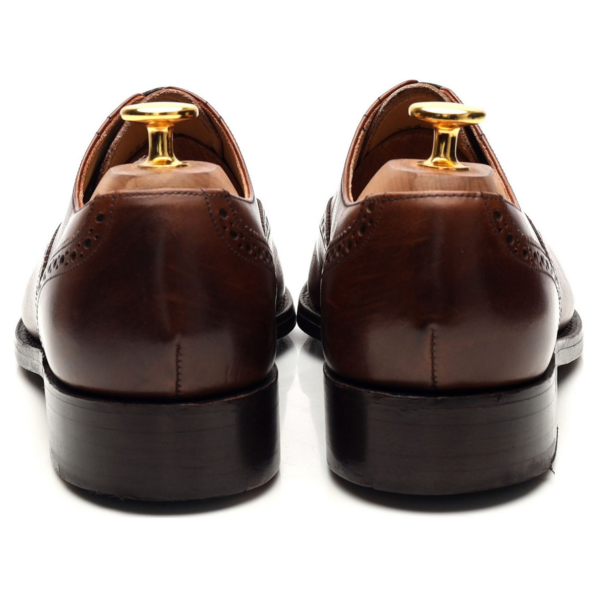 Herring &#39;Lambeth II&#39; Brown Leather Oxford Brogues UK 5 F