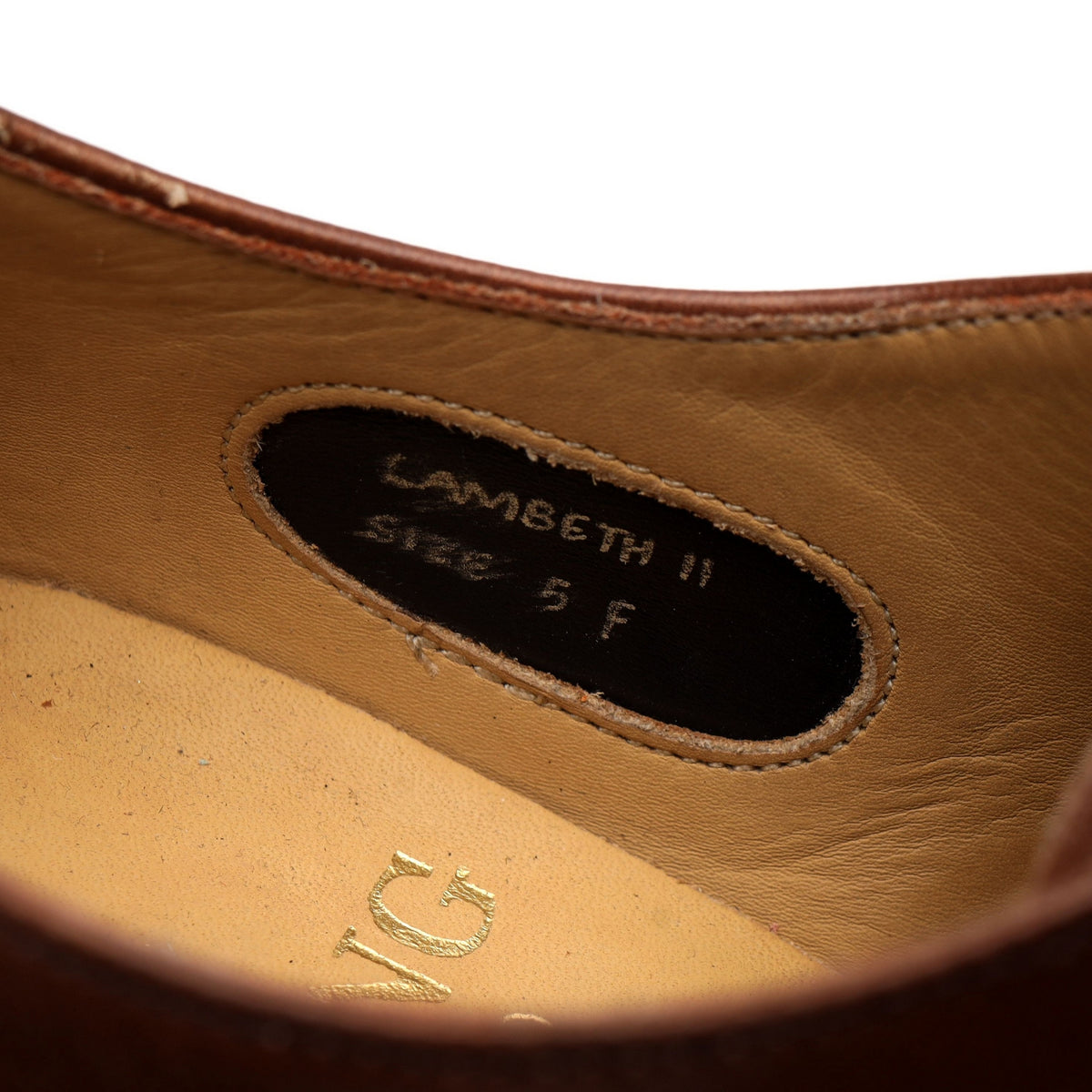 Herring &#39;Lambeth II&#39; Brown Leather Oxford Brogues UK 5 F