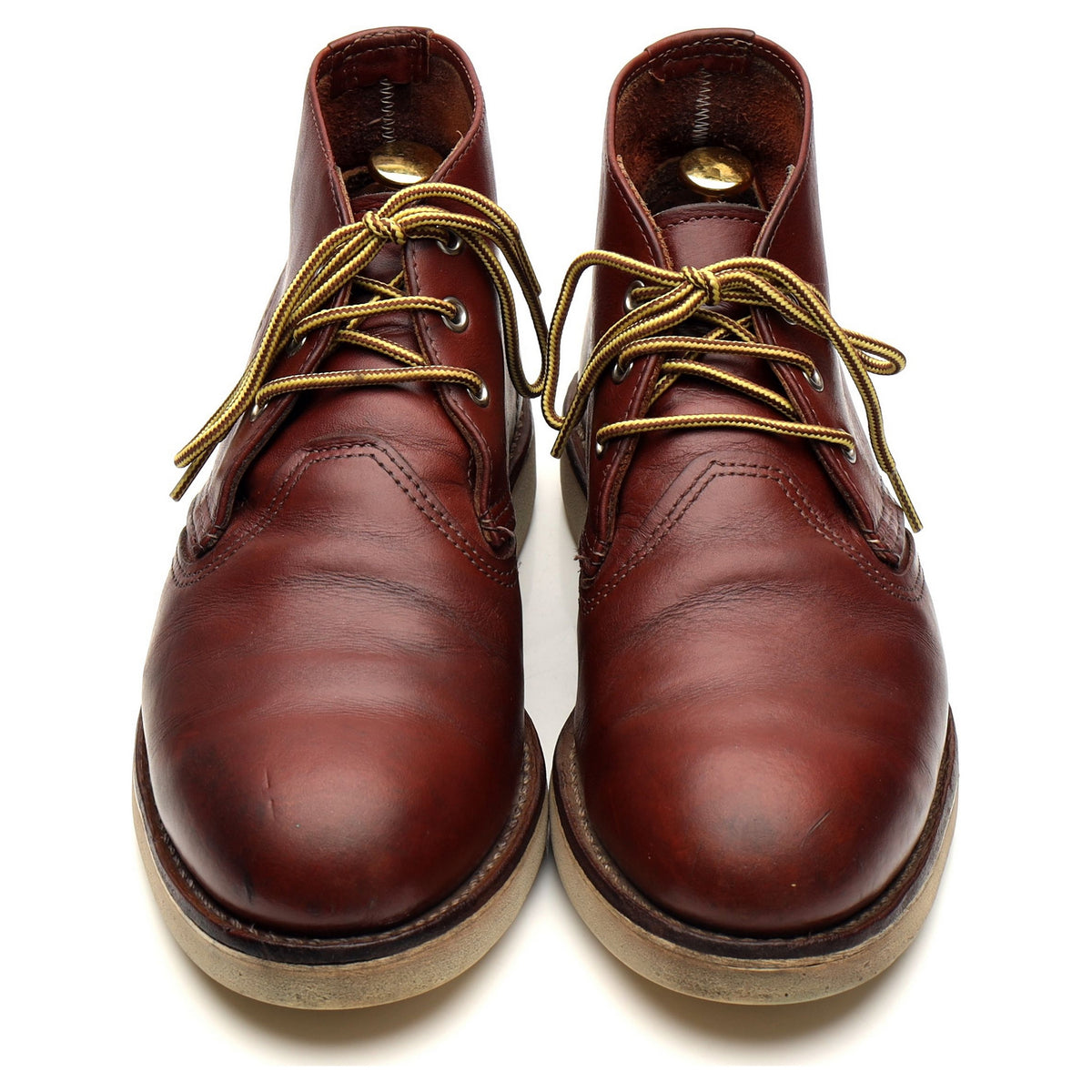 &#39;3139&#39; Brown Leather Chukka Boots UK 8 US 9 D