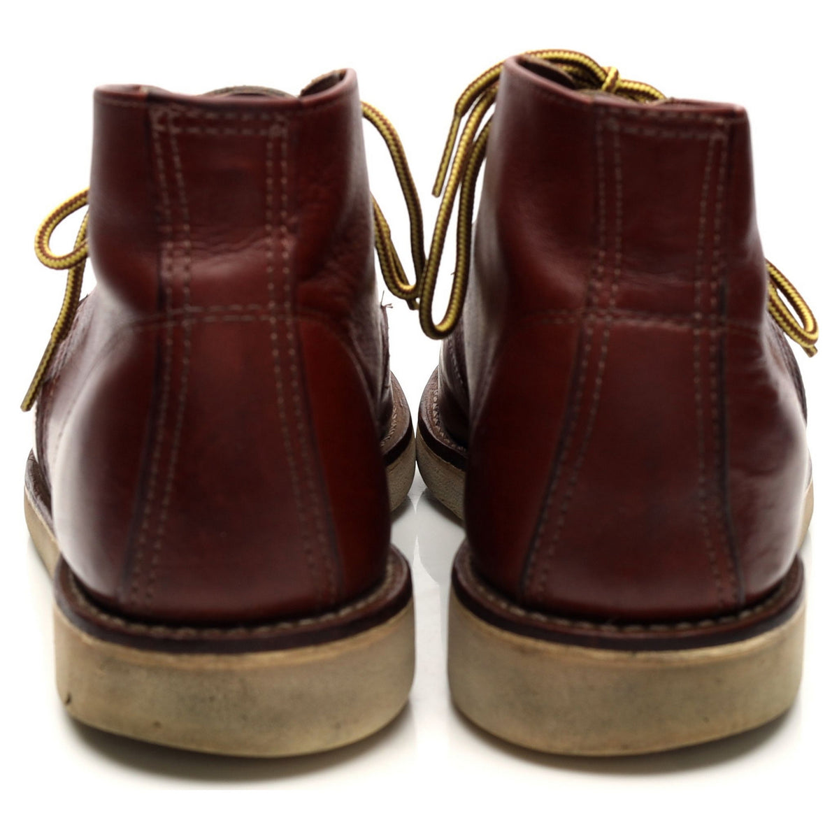 &#39;3139&#39; Brown Leather Chukka Boots UK 8 US 9 D