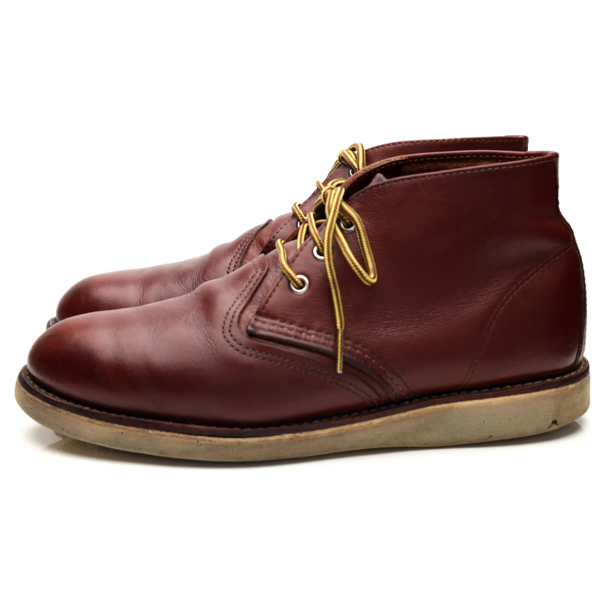 &#39;3139&#39; Brown Leather Chukka Boots UK 8 US 9 D
