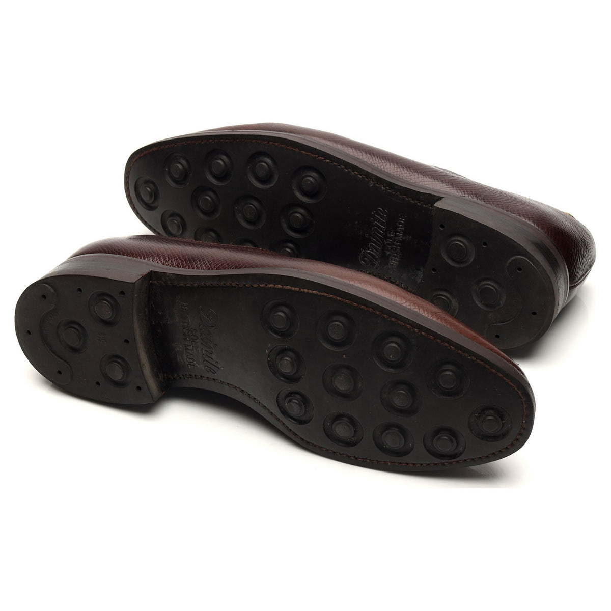 Brown Grain Leather Split Toe Derby UK 6.5