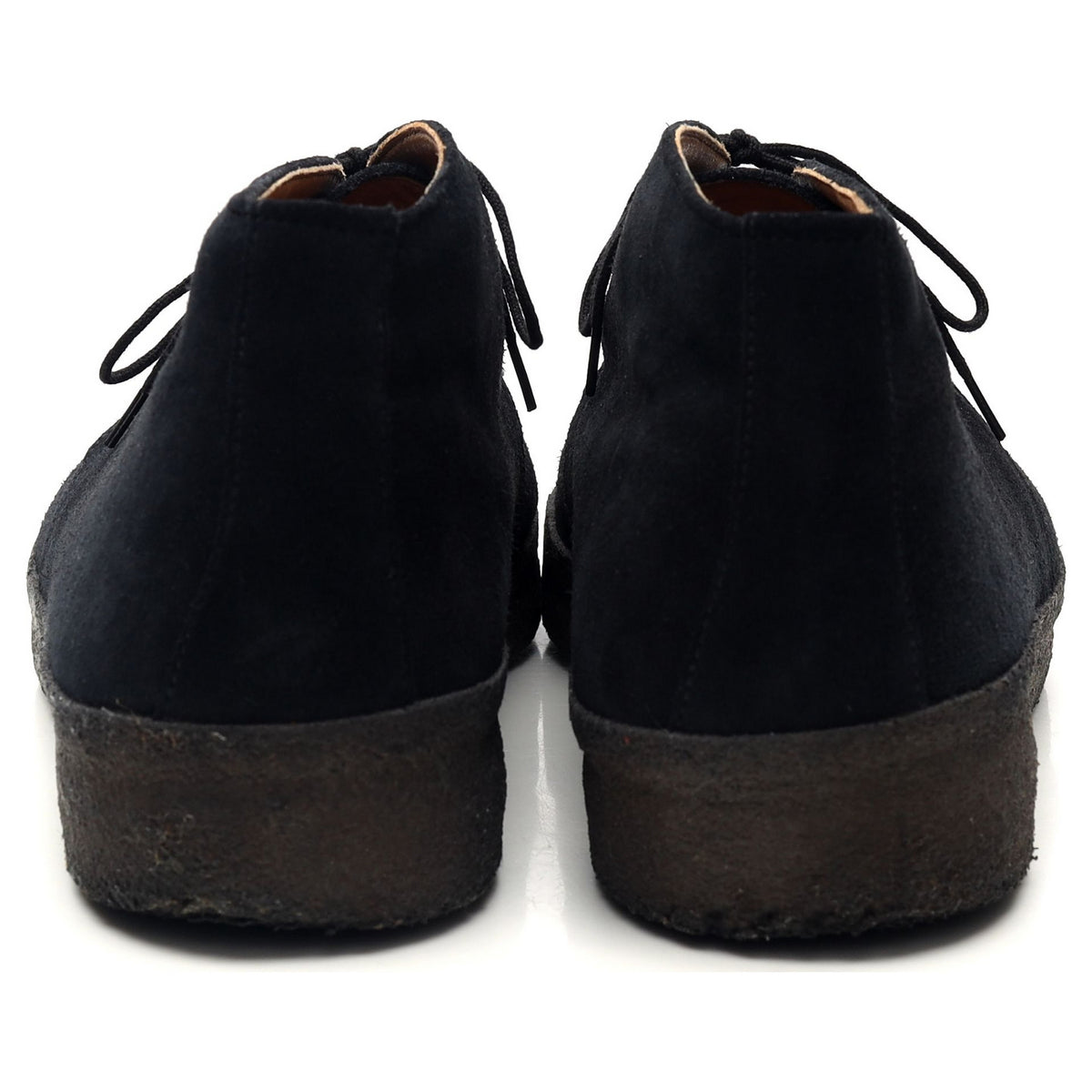 &#39;Hi-Top&#39; Black Suede Chukka Boots UK 11