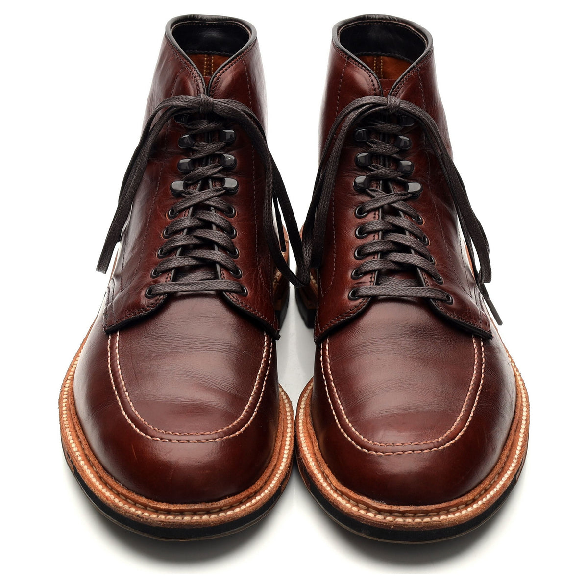 &#39;Indy&#39; Brown Leather Boots UK 7 US 7.5 D