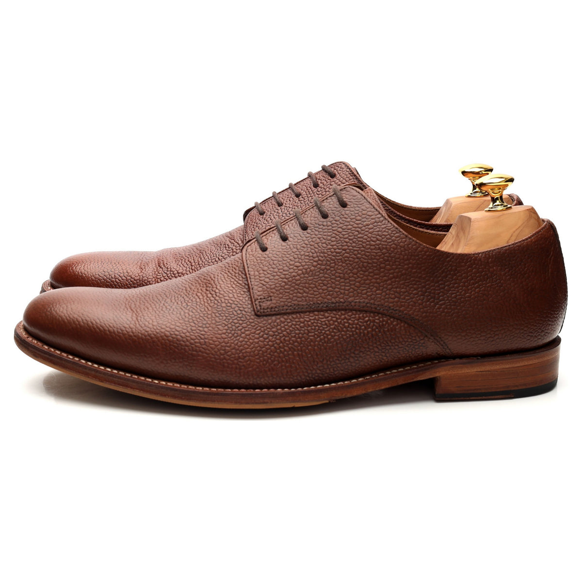 &#39;Toby&#39; Brown Leather Derby UK 11 F