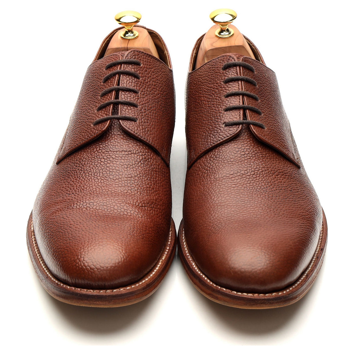 &#39;Toby&#39; Brown Leather Derby UK 11 F