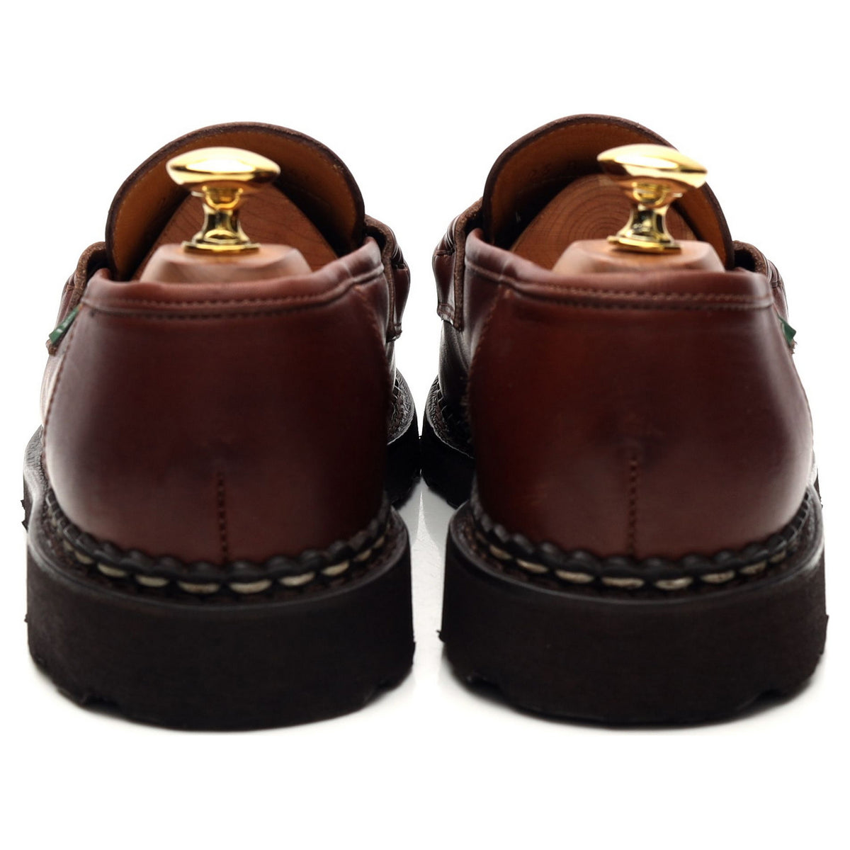 &#39;Reims&#39; Tan Brown Leather Loafers UK 6.5