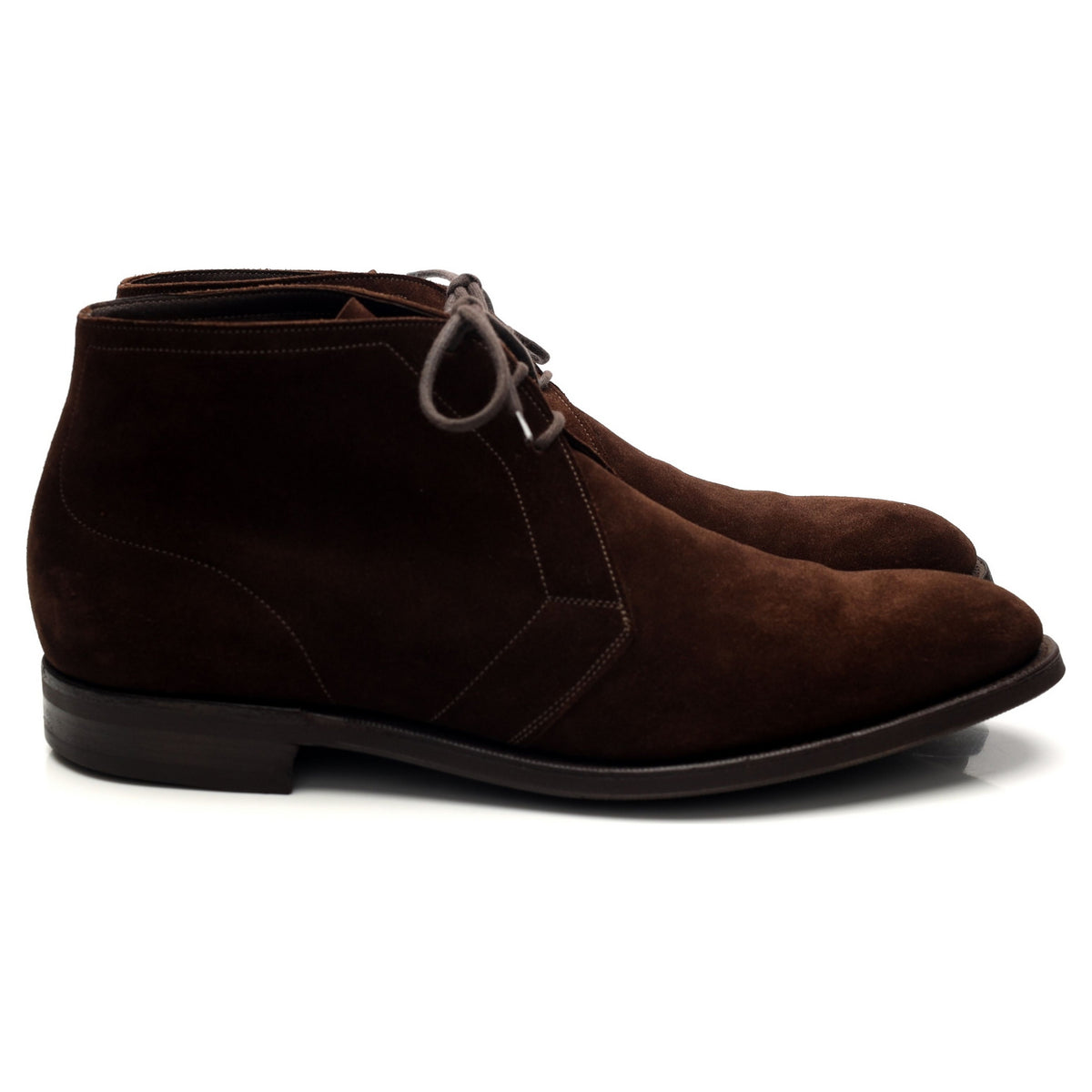 &#39;Shanklin&#39; Dark Brown Suede Chukka Boots UK 7 E