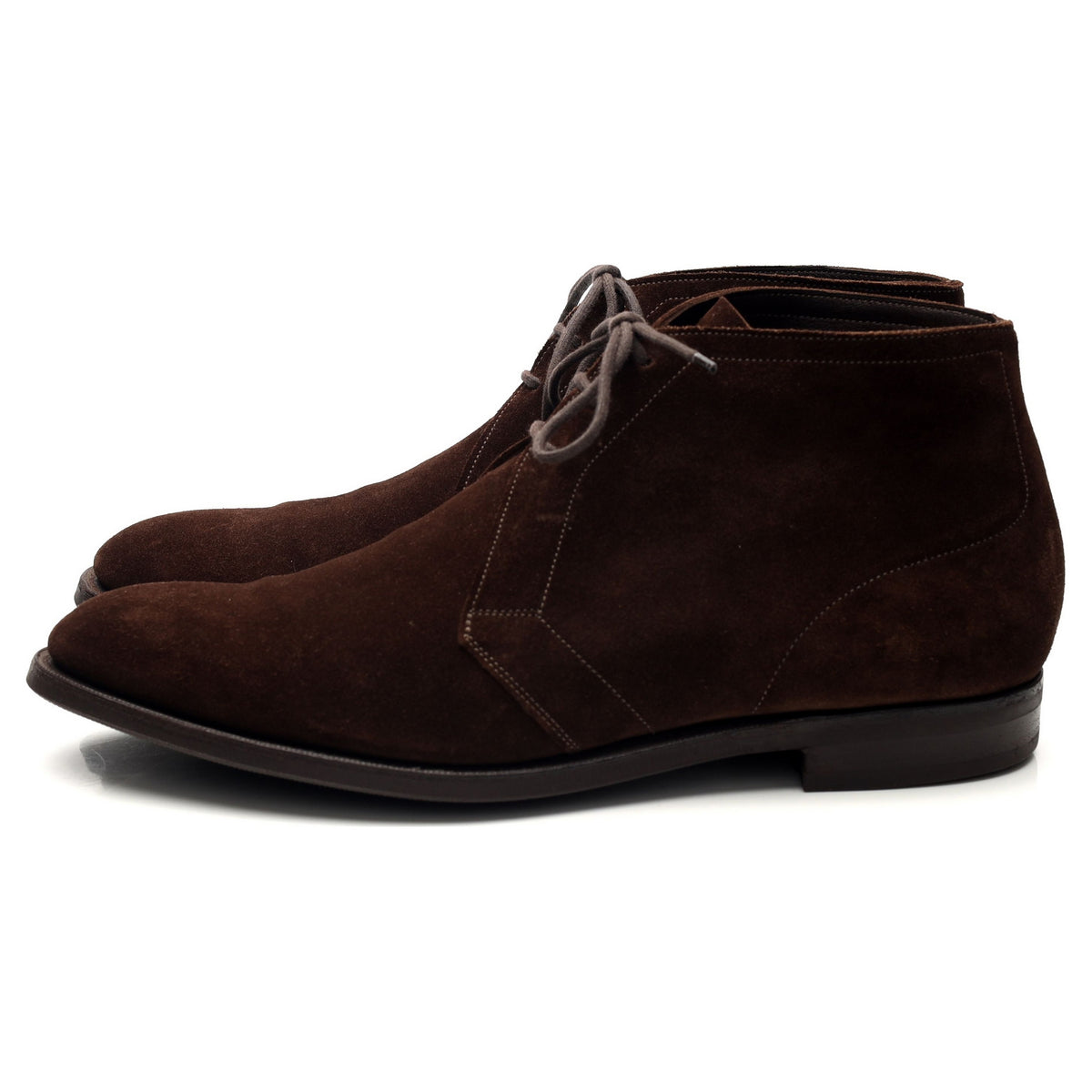 &#39;Shanklin&#39; Dark Brown Suede Chukka Boots UK 7 E