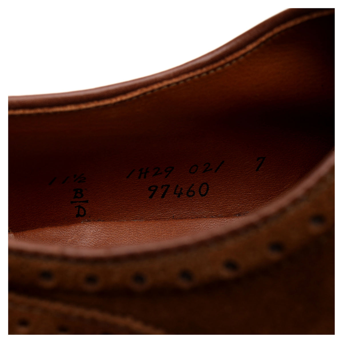 &#39;97460&#39; Snuff Brown Suede Oxford Brogues UK 11 US 11.5 D