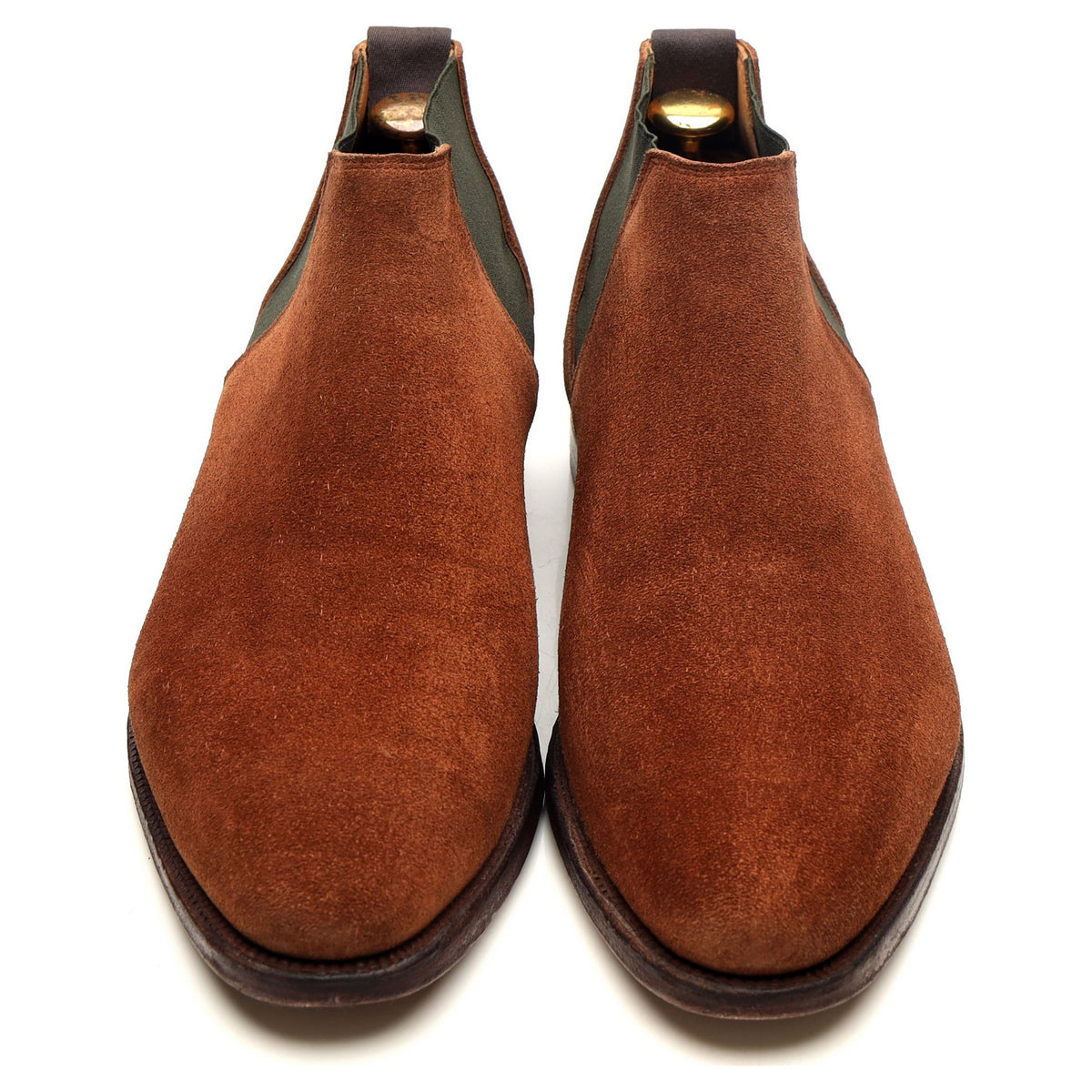 &#39;Cranford 3&#39; Tan Brown Suede Chelsea Boots UK 7 E