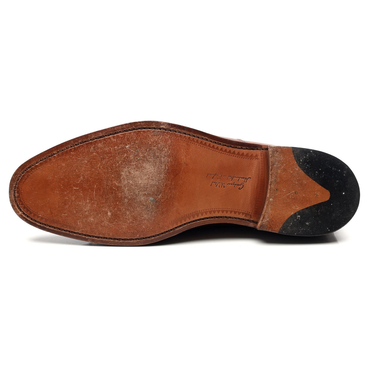 1880 &#39;Aldwych&#39; Dark Brown Leather Oxford UK 9.5 F