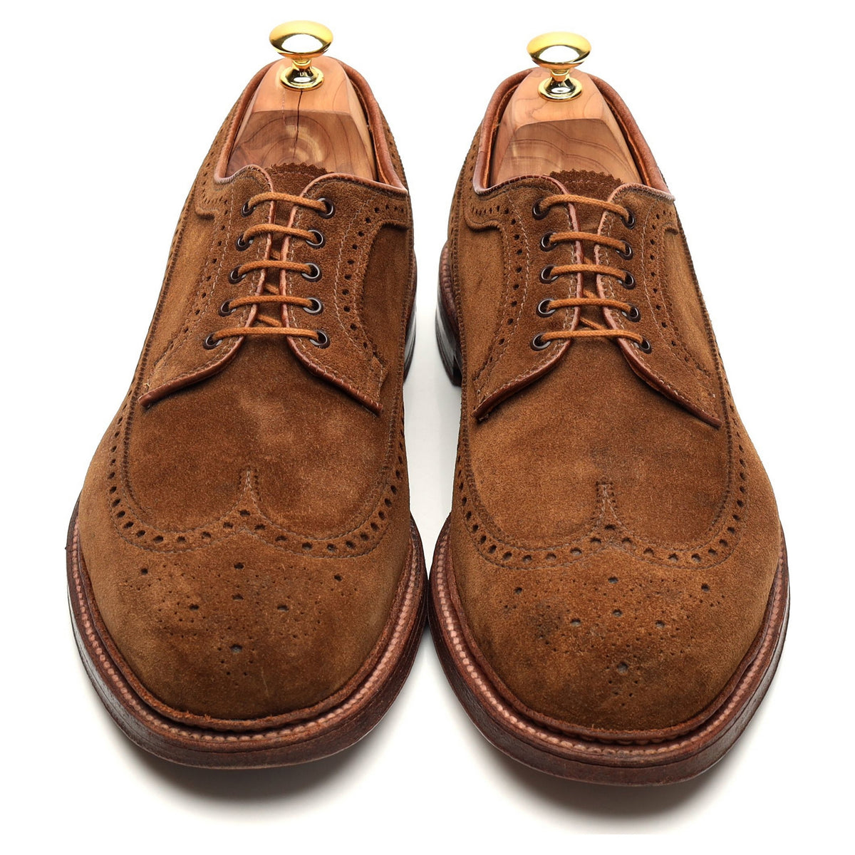 &#39;97785&#39; Snuff Brown Suede Derby Brogue UK 11.5 US 12 D